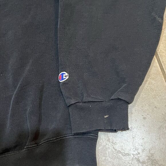 Champion Authentic Athletic Apparel Vintage Black Sweatshirt Unisex Size: XL - Picture 5 of 5